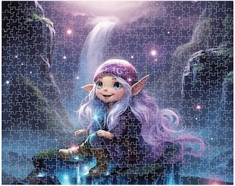 Mystical Dwarves Iceland Fairy Puzzle: Unleash Earth's Magic in Every Piece - A Journey of Strength & Craftsmanship | Girls Halloween Gift