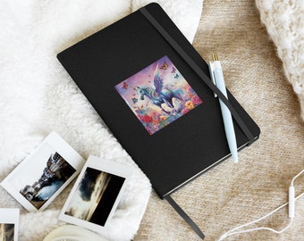 Enchanted Muse Hardcover Bound  Unicorn Notebook for Girls | Princess Girl Notebook | Girl Journal Notebook | Girls School Unicorn Notebook