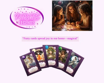 PIXIE LEGENDS Premium: The Ultimate Fairy Trading Card Game | Girls Cards Game | Princess Cards | Pokemon Cards Inspired | Girls Birthday