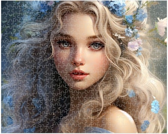 Enchanting Kwanokasha Native American Fairy Puzzle - A Magical Girls' Playdate & Activity Delight | Girls Fairy Puzzle | Flower Girl Puzzle