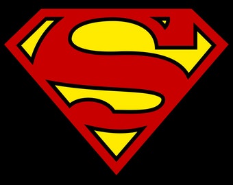Op maat gemaakt superman-logo getuft vloerkleed