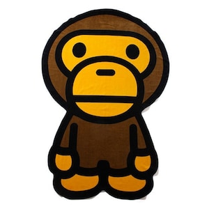 custome bape logo tufted rug