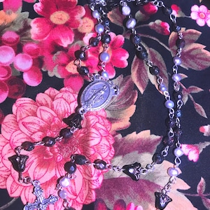 OOAK Handmade Black Madonna Rosary