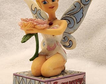 Jim Shore Disney Showcase Collection Tinkerbell Garnet January #4020774 Figurine