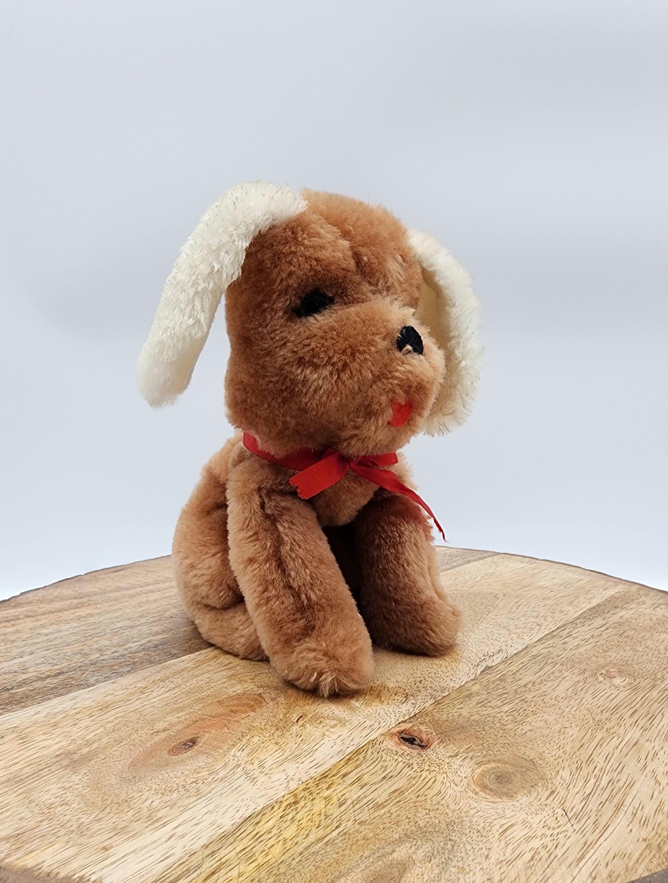 Vintage 1974 R. Dakin Plush Puppy Dog – Brown & White 6