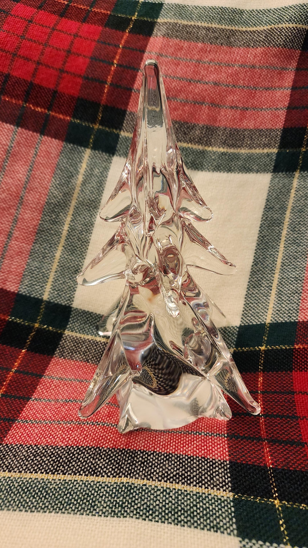 Lead crystal christmas tree