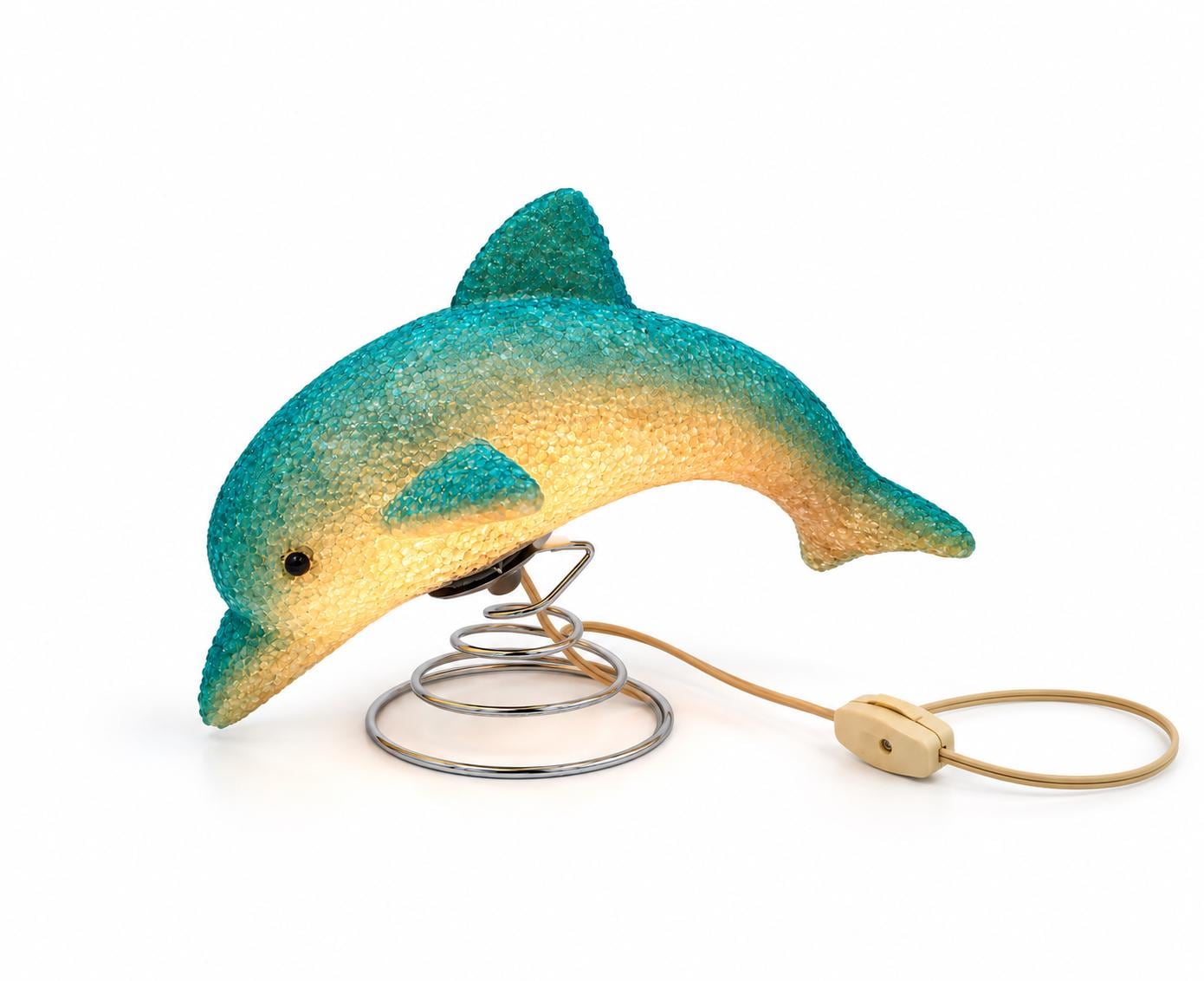 Vintage Dolphin Lamp - Etsy