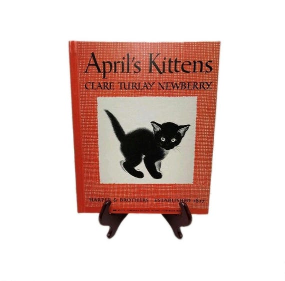 Vintage April's Kittens Children's Book by Clare Turlay Newberry