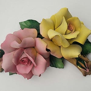 Monte Capora N Italian Ceramic Rose Figurine – Carlo Lavastano