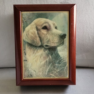 Jewelry/ Keepsake Box -Golden Retriever