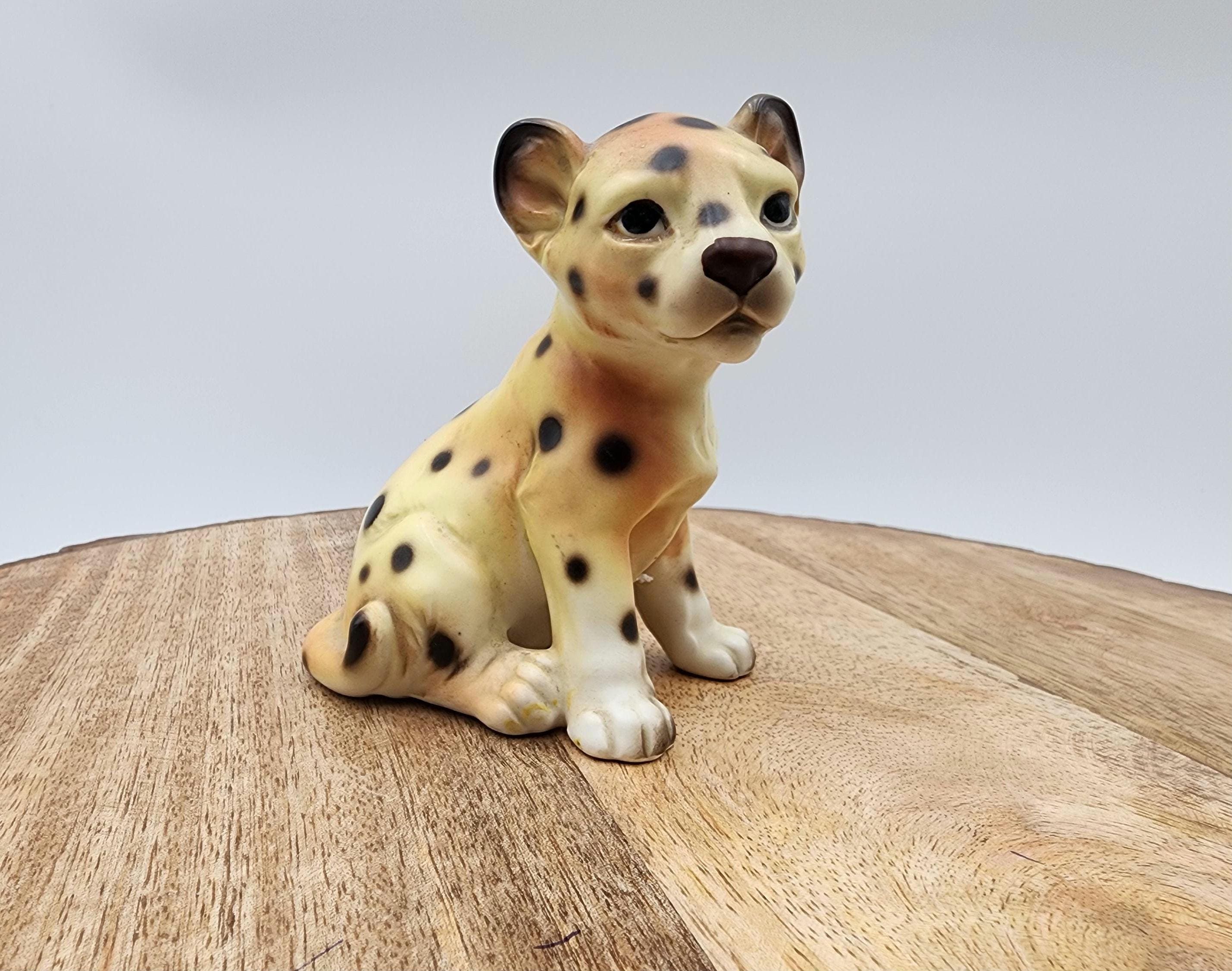 Vintage Lefton Spotted Leopard Cub Figurine – Japan Porcelain