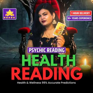 Lectura psíquica de salud (misma hora) Orientación intuitiva (descarga digital)