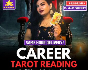 Career Reading, (Same Hour) Tarot & Numerology Predictions, Life Path Reading, Finance Reading, Money Reading, Digital Reading