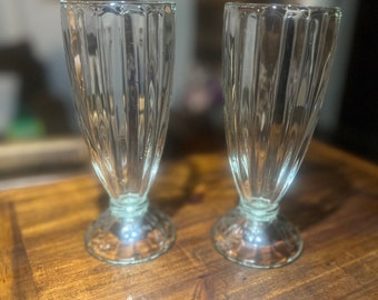 Bicchieri galleggianti vintage per birra alla radice di milkshake, peso pesante, set di 2
