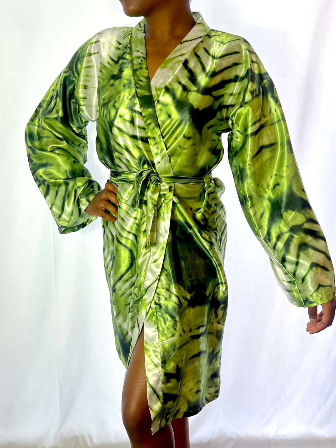Jamaican Print Pattern Women Long Robe