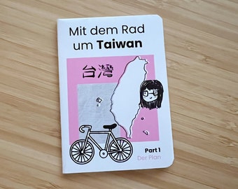 Mini-Zine: Cycling around Taiwan (printed / German)