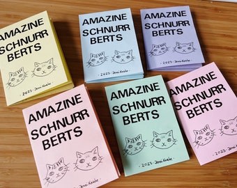 Gedrucktes Mini-Zine: AmaZINE Schnurrberts