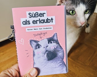 Zine: Sweeter than allowed – tomcat Mero has diabetes [Cat Zine]