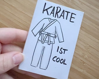 Mini-Zine: Karate is cool (printed zine / German)