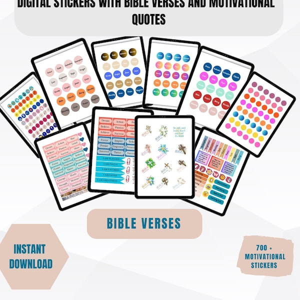 Bible Journal Stickers Etsy