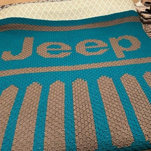 Crochet Jeep Blanket Pattern