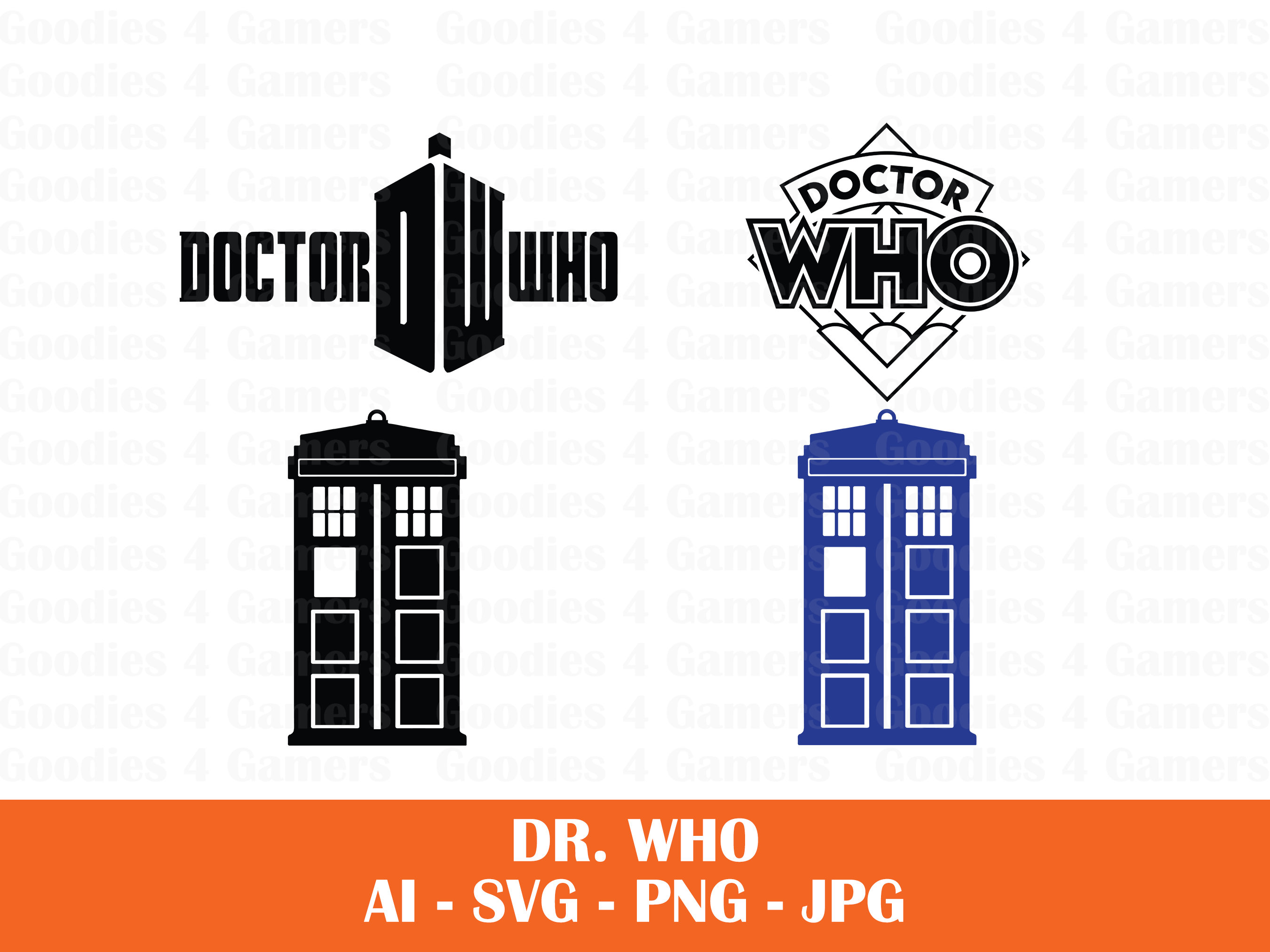 Printable Tardis Stencil