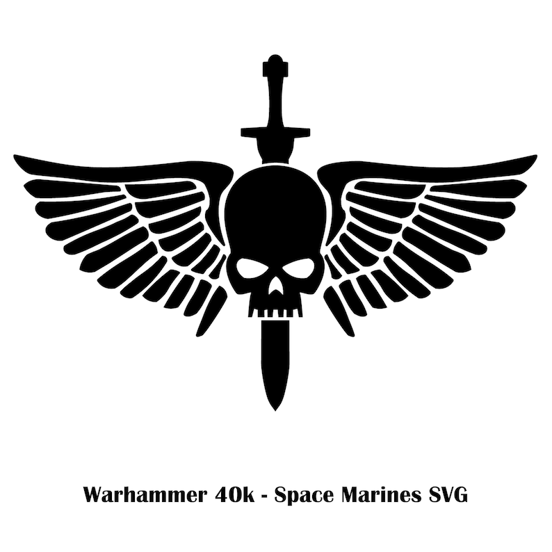 W40k Space Marines Logo SVG File Digital Download Etsy Canada