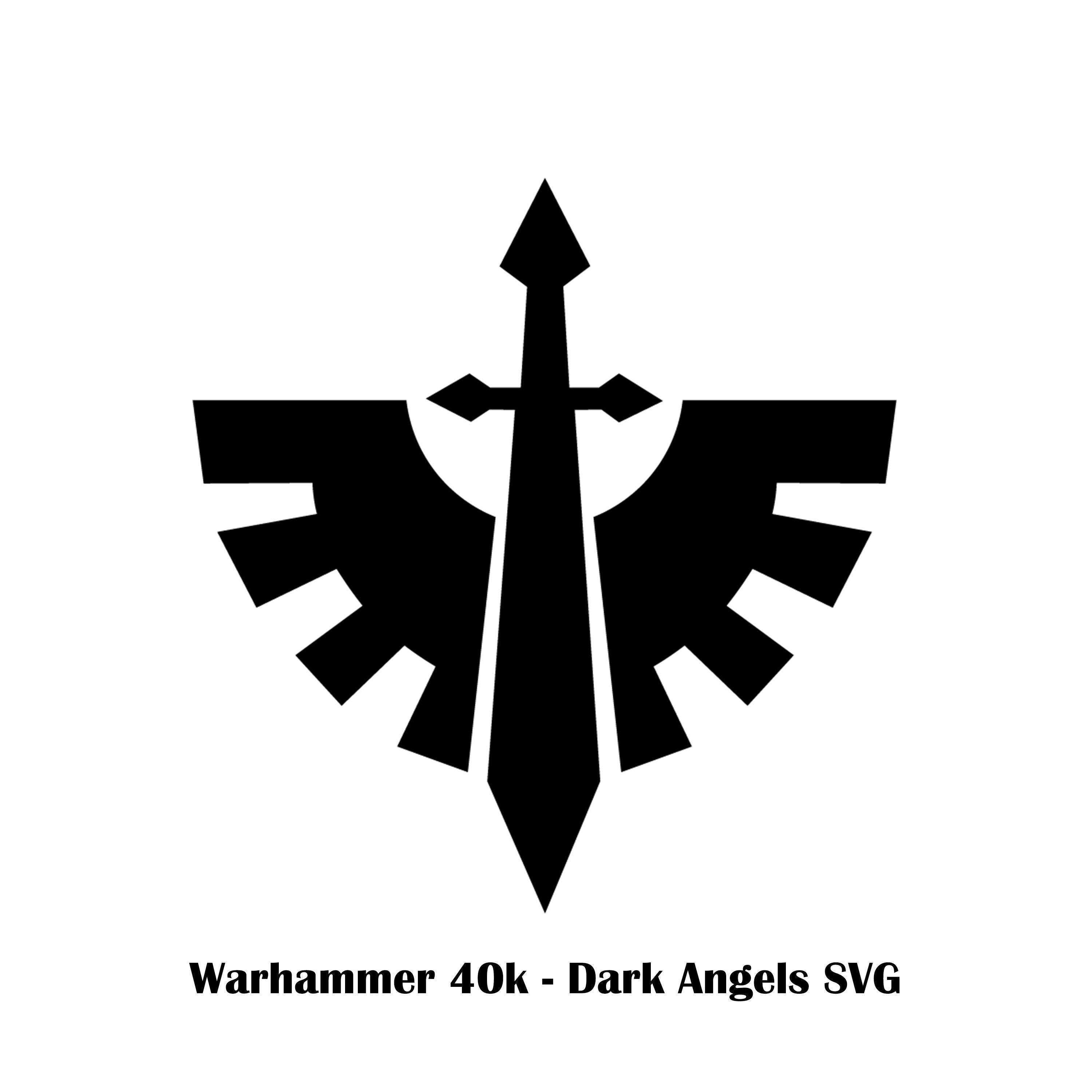 W40k Dark Angels Logo SVG File Digital Download Digital Etsy UK
