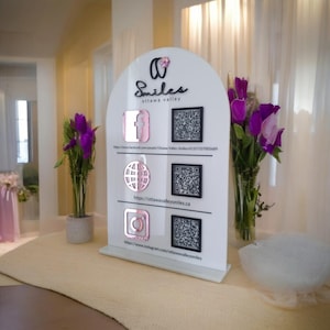 Instagram QR Sign, Qr Code Business Sign, Facebook Social Media Sign, QR Code Sign, 3 Qr coded signs
