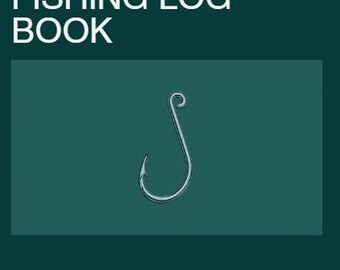 Cuaderno de registro de pesca Tee & Tackle / Diario del pescador, registro de capturas (imprimible)