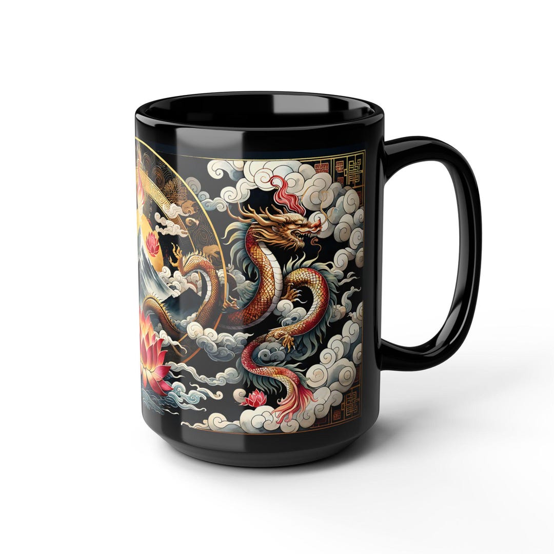 Fantasy Dragon Mug, Dragon Coffee Mug, Fantasy Reader Mug for Fantasy ...