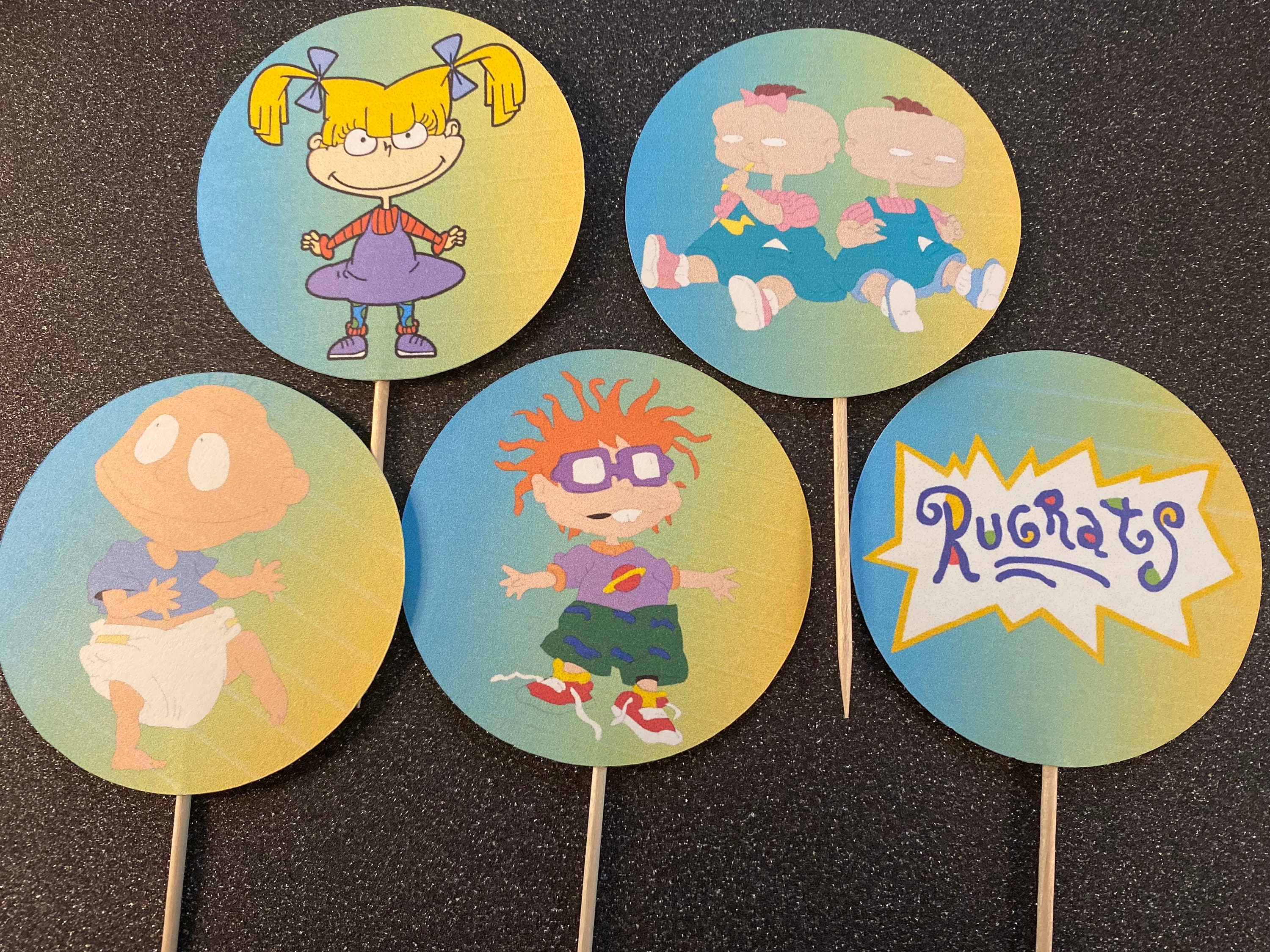 Rugrats Cupcake Toppers Etsy