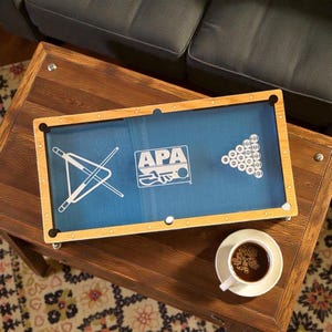 Shadowbox for pool players