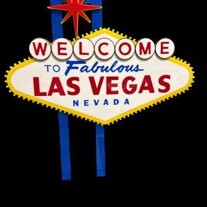 Archivo de corte SVG del cartel de bienvenida de Las Vegas
