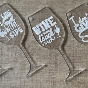 Wine Glass Christmas Ornaments