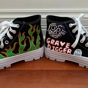 CUSTOM SHOES - Painted Pokémon/Amine/Animated/Monster Jam/Patriotic USA Shoes!