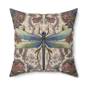 Dragonfly Decor, Dragonfly Gifts, Dragonfly Pillow, Dragonfly Home Decor, Botanical Pillow, Home Decor And Gifts, Boho Pillows, Home Decor