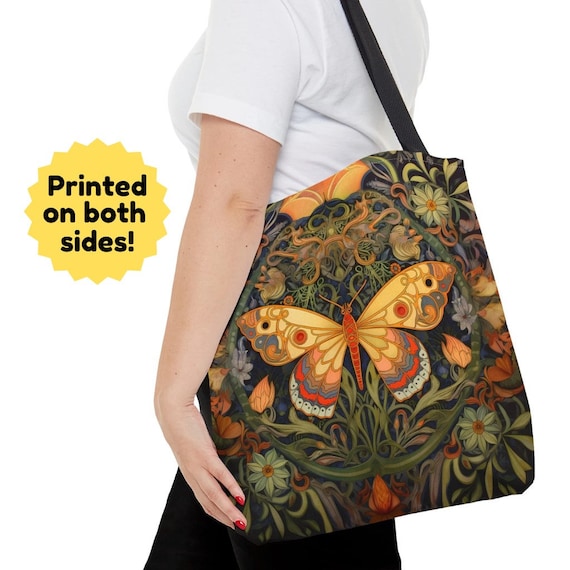 Butterfly Tote Bag, Shoulder Bag, Butterfly Lover Gift, Tote Bag Gifts For Women, Aesthetic Tote Bag, Butterfly Lover, Gifts For Women