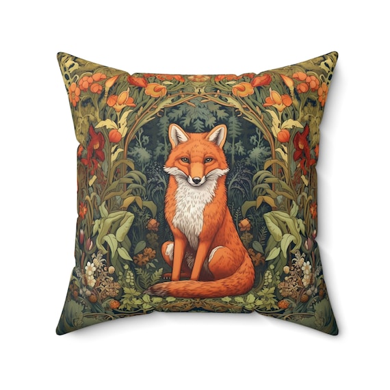 Fox Pillow, Fall Pillows, Fall Home Decor, Farmhouse Home Decor, Fox Love, Boho Fall Decor, Autumn Decor, Holiday Gifts For Her