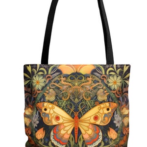 Butterfly Tote Bag, Shoulder Bag, Butterfly Lover Gift, Tote Bag Gifts For Women, Aesthetic Tote Bag, Butterfly Lover, Gifts For Women image 4