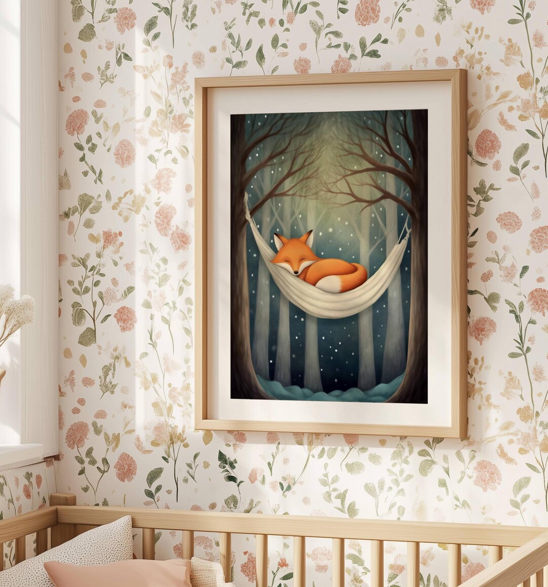 Fox Nursery Art, Fox Nursery Decor, Winter Nursery Prints, Fox Print ...