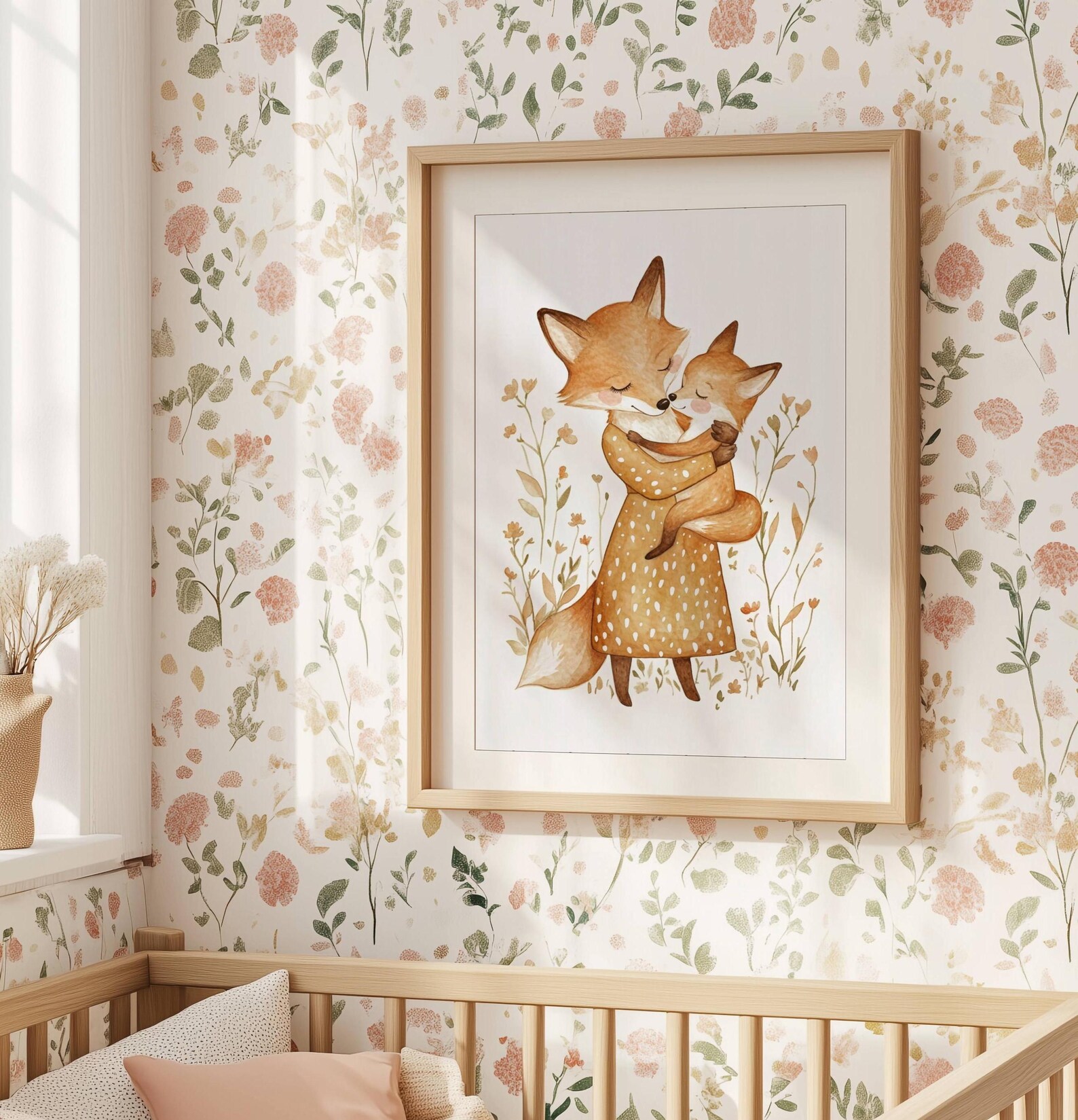 Fox Nursery Decor, Fox Nursery Art, Fox Print, Neutral Nursery Decor ...