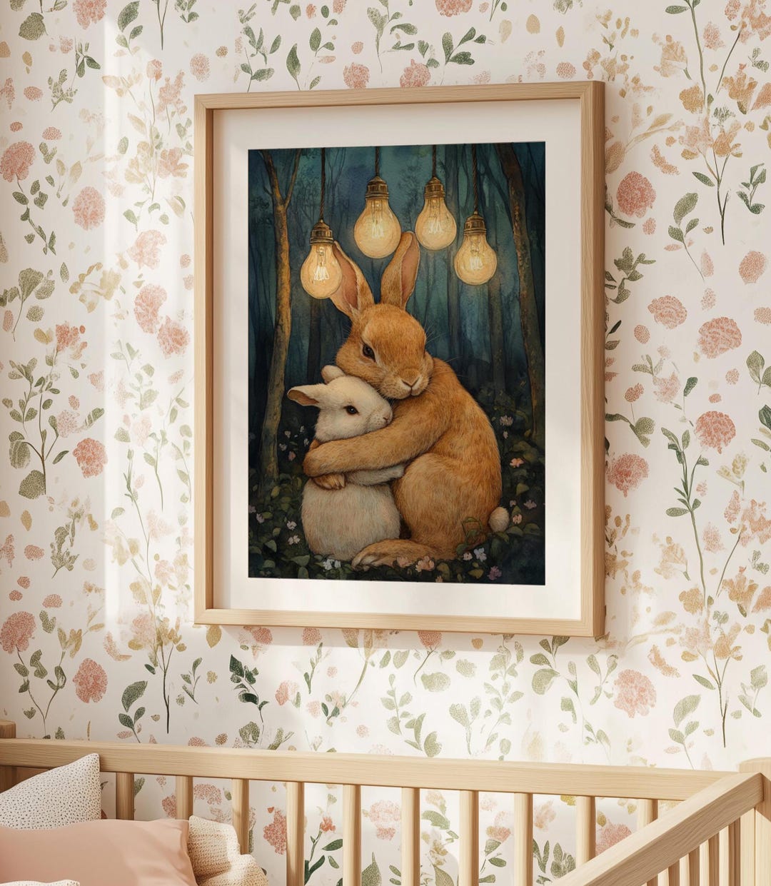 Bunny Nursery Decor, Rabbit Nursery, Bunny Nursery Art, Rabbit Wall Art ...