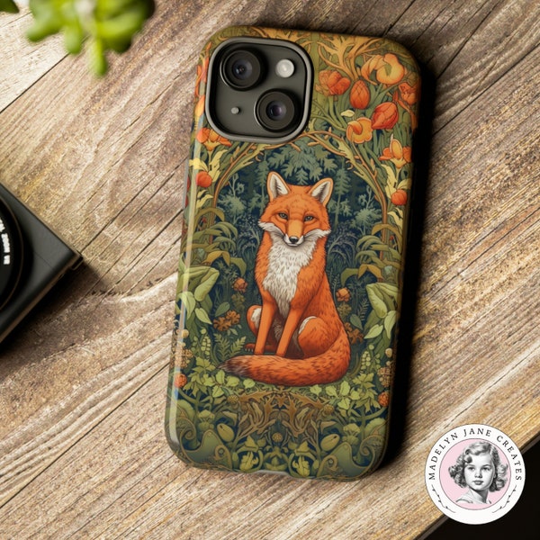 Fox Gifts, Animal Phone Case, Fox Phone Case, Phone Case For iPhone 15, 14, 13, 12, 11, 15 Pro, 15 Max Aesthetic Phone Case, Fox Lover Gifts