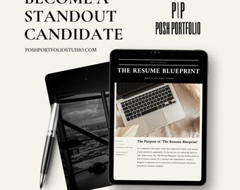 Guide de réussite des CV et entretiens | Le modèle de CV (téléchargement numérique) | Rédaction de CV et guide de préparation aux entretiens