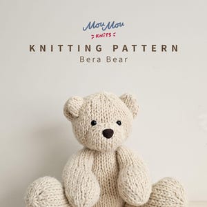 Patrón de tejido de osito de peluche en PDF: Oso de peluche Bera