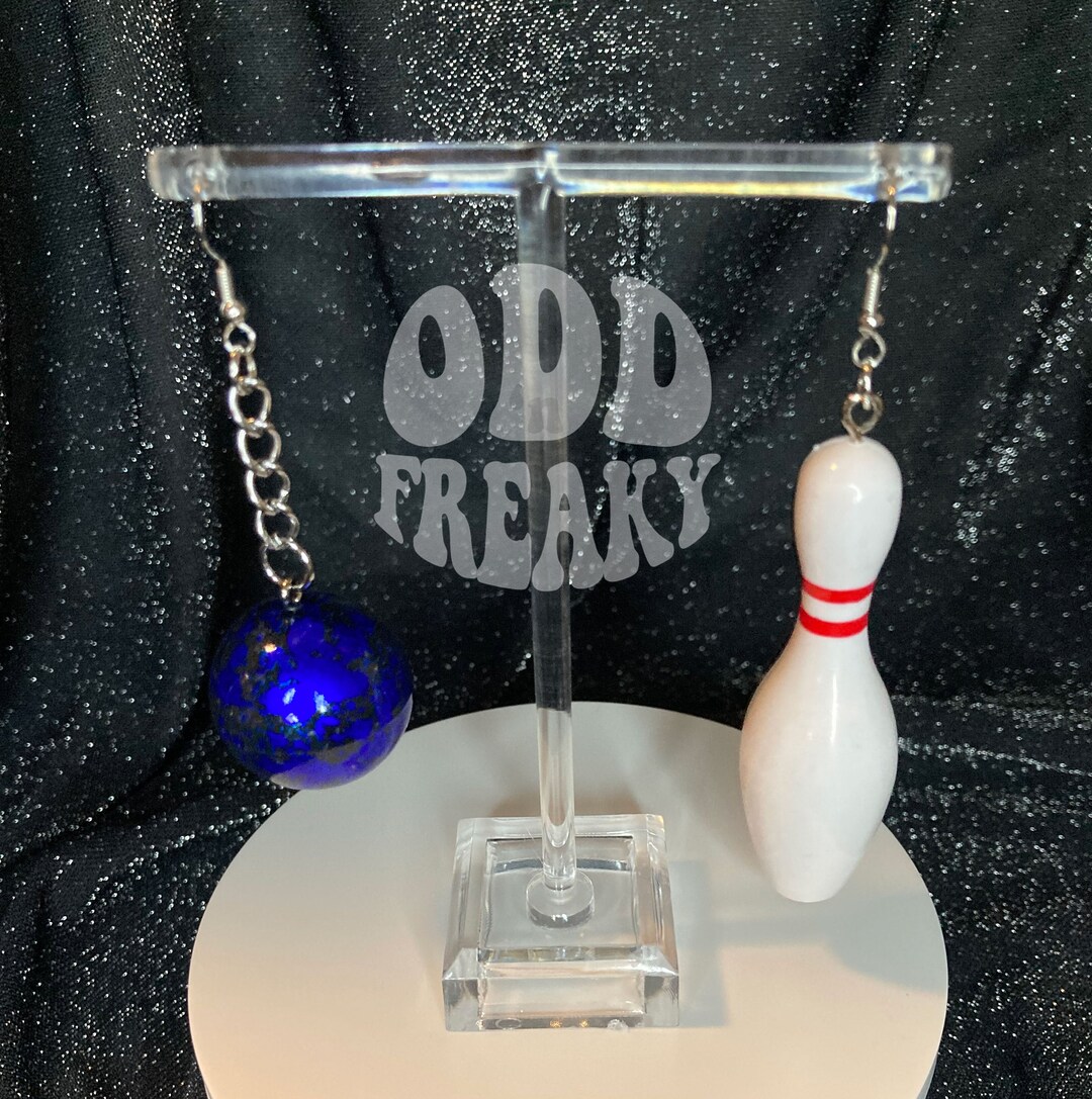 Wild 10 Pin Bowling Ball Earrings Perfect Gift for the Bowler or