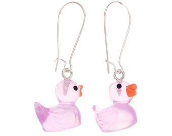 Pendientes de programación para mujer. Grandes regalos para codificadoras femeninas. Geniales pendientes de depuración de patitos de goma para ingenieros de software y jóvenes programadores