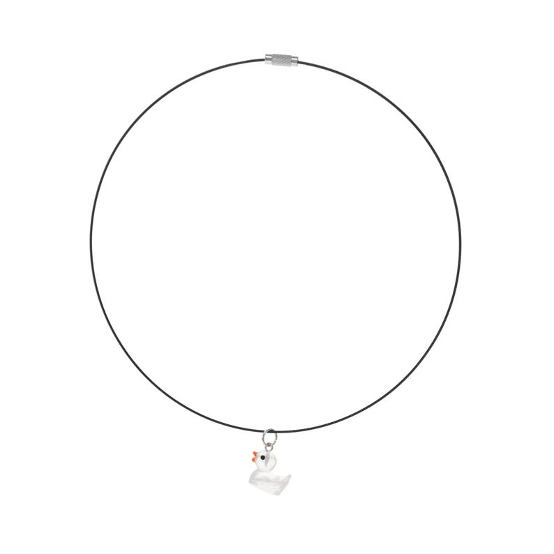 Collar de programación con patito de goma para programadoras. Bonito collar amarillo con forma de patito de goma. Regalo para depurar código Java y programar. imagen 20