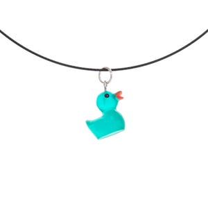 Duck Lovers Gift Ideas. Rubber Duckie Necklace. Rubber Duck Presents Ideas for Duck Lover Women, Cute Ducky Items for Programming Debugging